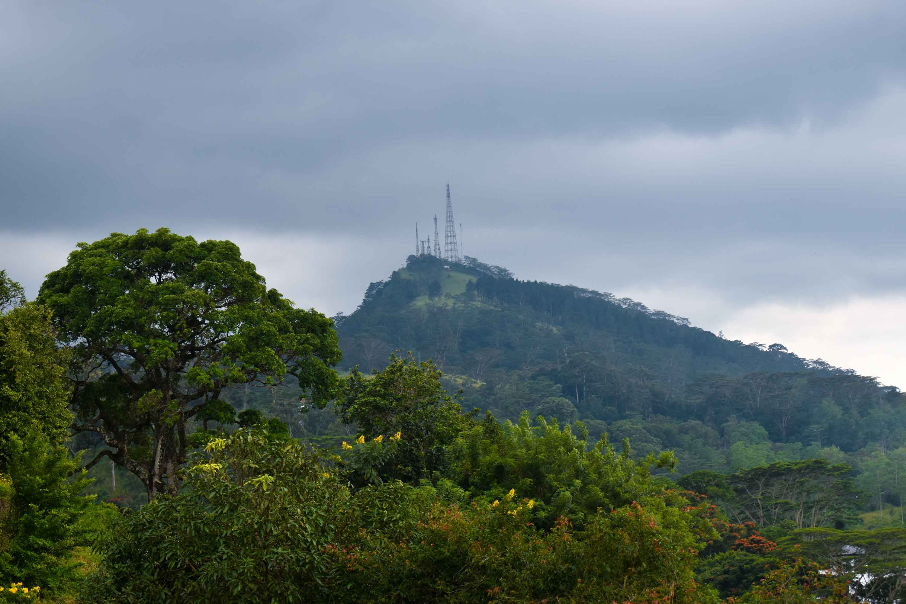 View across the Hantana hills from Highland Grange, Kandy